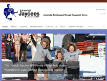 Tablet Screenshot of bemidjijaycees.com